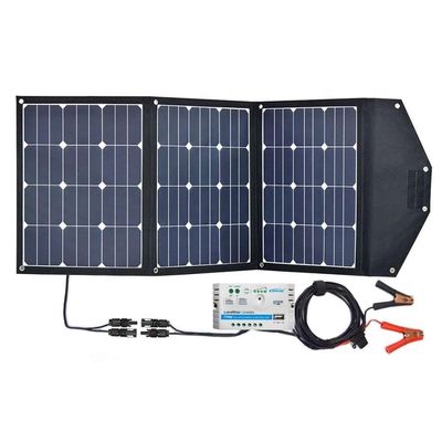 Un buon prezzo. Pannelli solari fotovoltaici pieghevoli da 12V di piccole dimensioni 120w per campeggiatori Smartphone Tablet fotocamera digitale in linea