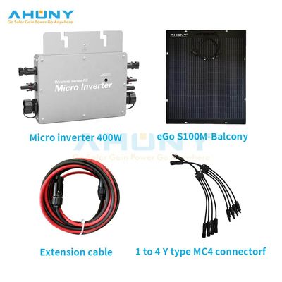 Un buon prezzo. Sistema di energia solare micro-inverter 400w 600w 800w per balcone domestico in linea