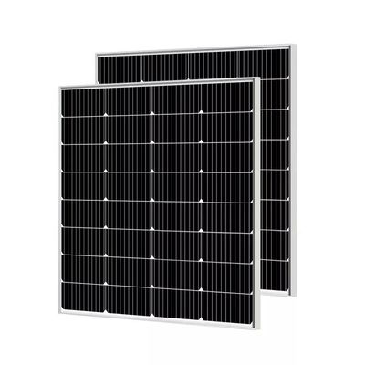 Un buon prezzo. Fotovoltaico 100w pannello solare rigido vetro 158mm per sistema solare domestico in linea