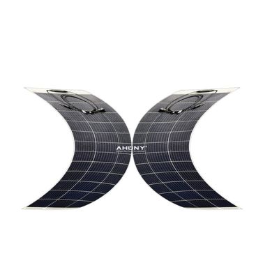 Un buon prezzo. 100w HJT Cell pannello solare Semi flessibile Off Grid Per RV Barche Camper Tenda tetto in linea