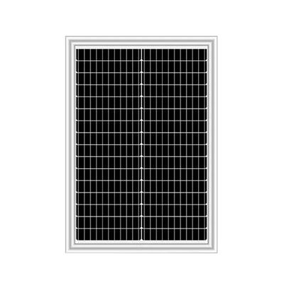 Un buon prezzo. pannello solare rigido monocristallino 50w con 500V tensione massima del sistema di qualità A per piscina LED flash solare intelligente in linea