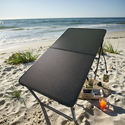 Un buon prezzo. 65W Tavolo pieghevole solare per campeggio Acqua calda resistente agli spruzzi Cella di contatto retro Tipo di cella 25,8% Efficienza della cella Due porte USB in linea
