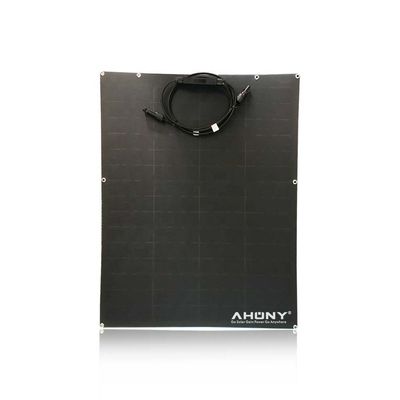 Pannello solare per auto elettrica semi-flessibile a energia solare 70w Cella di contatto posteriore