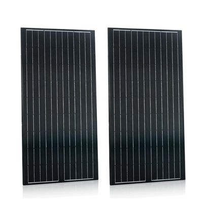 Un buon prezzo. Pannello solare mono fotovoltaico in vetro 150w 160w 180w 12v pannello solare policristallino in linea