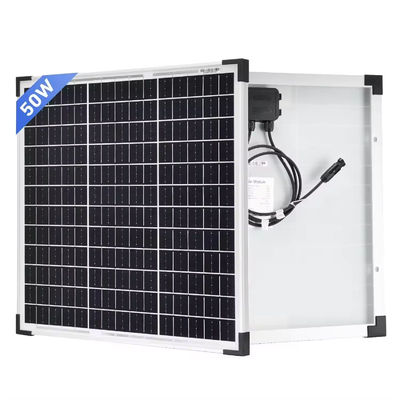 Un buon prezzo. 50W PERC High-Performance Silver Power Mono Solar Panel Battery Cell PV Module Charging Kit Per Camp Rv Solar Caravan in linea