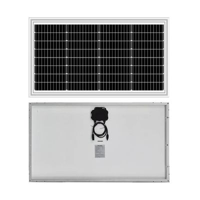 Un buon prezzo. 60W 65w Mono Nero Bianco In Vetro Pannello Solare Pv Modulo Sottile Temperatura Estrema 20v Vmp Per 12v Batteria Cella in linea