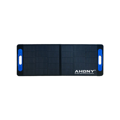 OEM ODM Maniglia durevole Sistema di pannelli solari portatili 100w CE ROHS Kit di pannelli solari pieghevoli all'aperto Per tetto da campeggio
