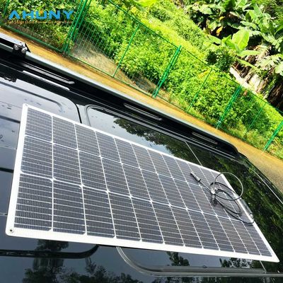 100w pannelli solari flessibili a pellicola sottile impermeabile trasparente in plastica per veicoli da barca