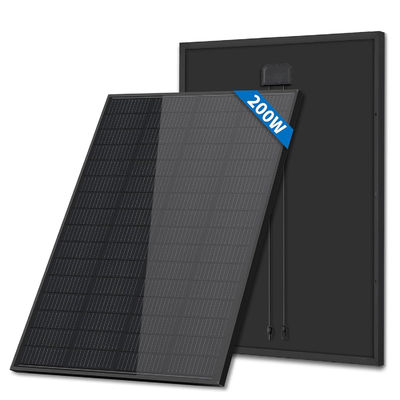 Un buon prezzo. 7 strati di costruzione 200W pannello solare fotovoltaico monocristallino per camper sistema balcone giardino capannone barca in linea