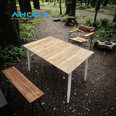 Un buon prezzo. Tavolo portatile solare per esterni con luce luminosa a LED ricarica rapida dispositivi multipli per picnic giardino da campeggio all'aperto in linea
