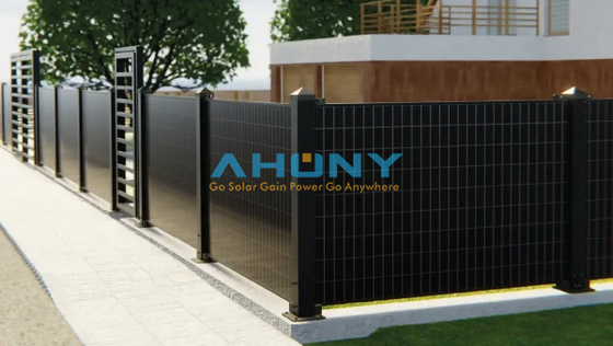 Un buon prezzo. Sistema di recinzione solare bifacciale verticale per centrale elettrica, modulo fotovoltaico solare per casa, agricoltura, piscina in linea